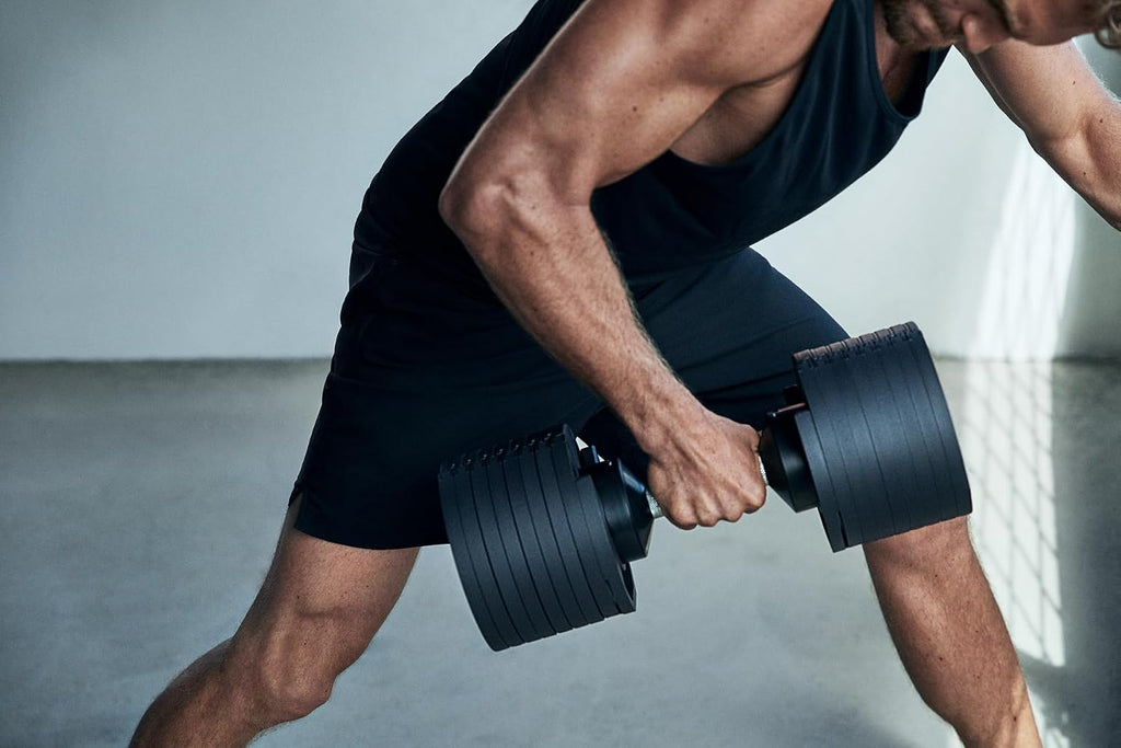 Bodytech x Noubell dumbbell Adjustable Dumbbell weight change with one-hand