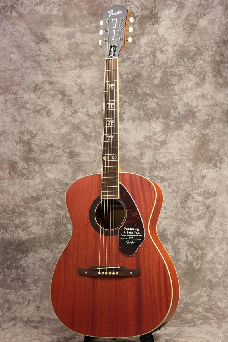 Fender Tim Armstrong Hellcat Concert Acoustic Guitar, with 2-Year Warranty, Natural, Walnut Fingerboard