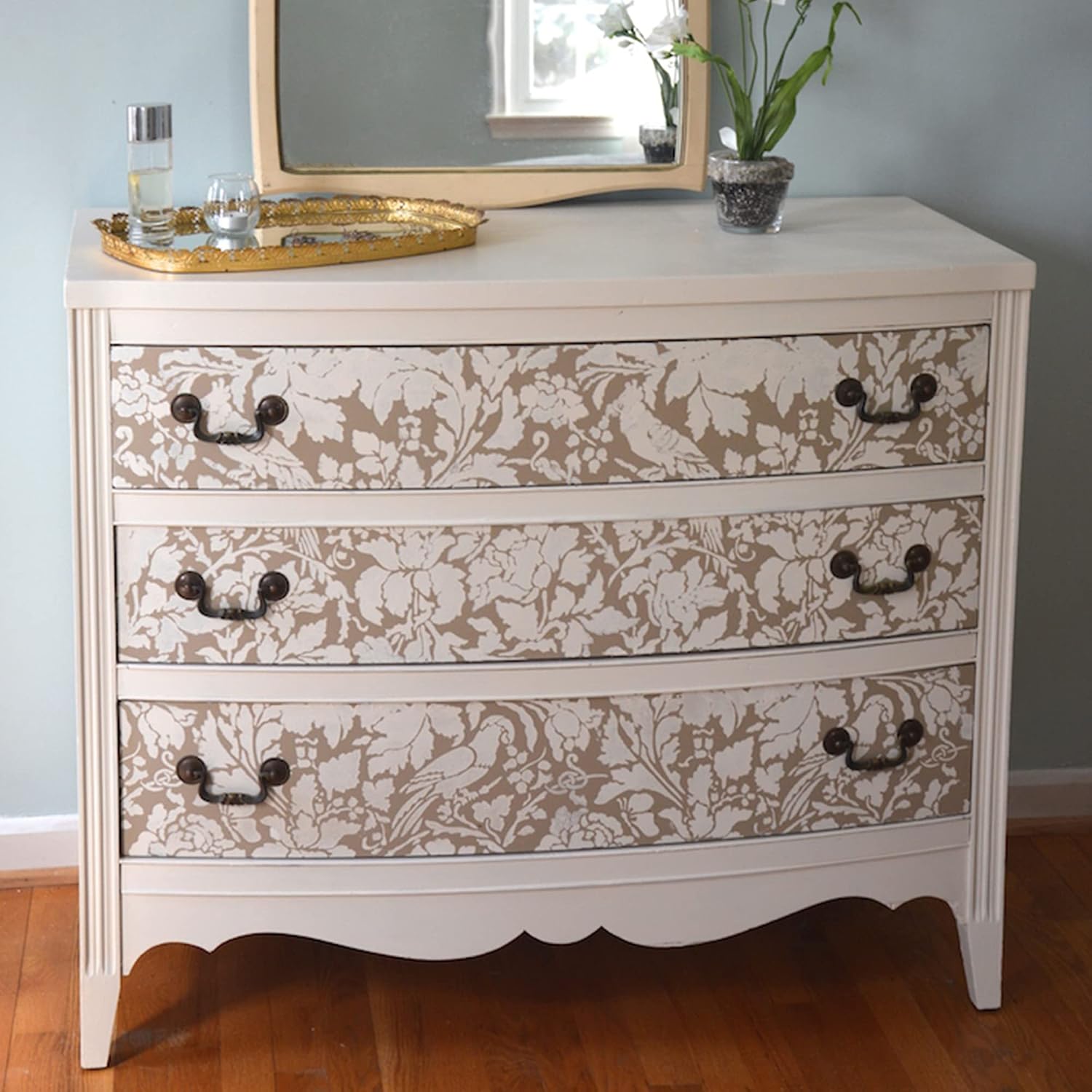 Beyond Paint Furniture, Cabinets and More All-in-One Refinishing Paint Gallon, No Stripping, Sanding or Priming Needed, Off White