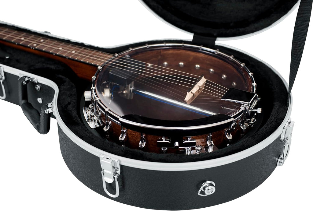 Gator Cases Deluxe ABS Molded Case for Full Size Banjos (GC-BANJO-XL)
