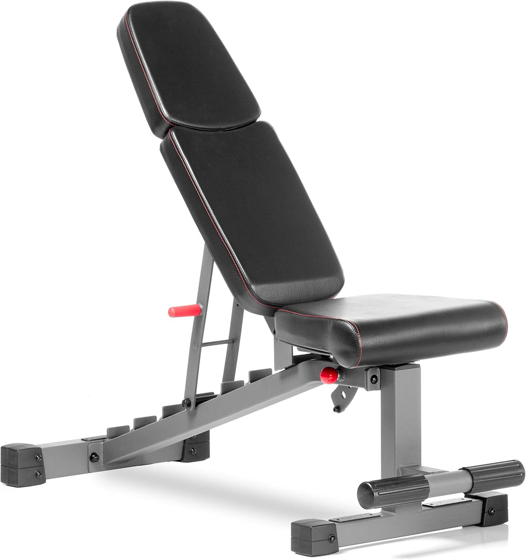 XMark Adjustable Weight Bench, High Performance Adjustable Bench, 1500 lb Weight Capacity, Strength Training Adjustable Benches for Commercial or Home Use