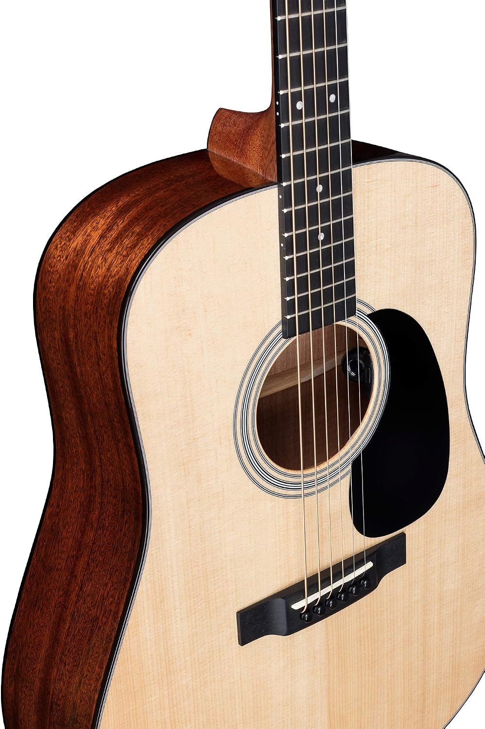 Martin Guitar Road Series D-12E Acoustic-Electric Guitar with Gig Bag, Sitka Spruce and Koa Fine Veneer Construction, D-14 Fret and Performing Artist Neck Shape with High-Performance Taper