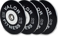 Valor Fitness Olympic Bumper Plate Pro - Weight Plates - Lifting Strength Conditioning Cross Training Workouts – Sold in Singles, Pairs, Sets - Workout Equipment