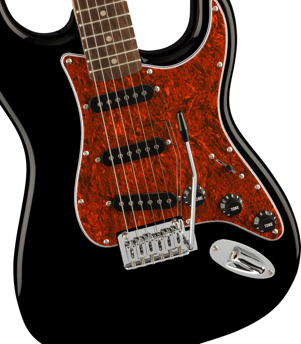 Fender Squier Affinity Stratocaster - Limited Edition Black, Tortoise Shell Pickguard