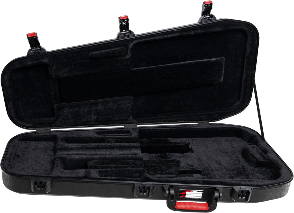 Gator Cases Molded Flight Case For Headless Electric Guitars With TSA Approved Locking Latch; (GTSA-HEADLESSELEC)
