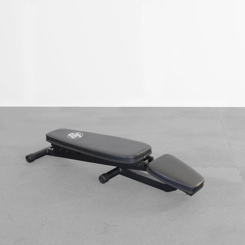 Best Fitness Folding Weight Bench (BFFID25) for Barbell and Dumbbell Exercises, Strength Training Home Gym Equipment, Incline & Decline Workouts