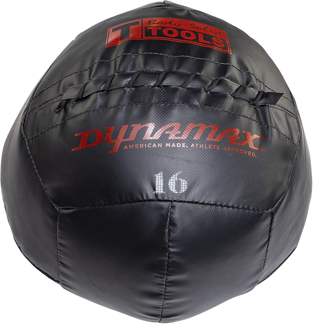 Body-Solid Tools Dynamax Premium Soft Medicine Ball – Non Bouncing Wall Balls for Strength Training, Weight Loss Workout, Core Exercise and Home Gym Fitness
