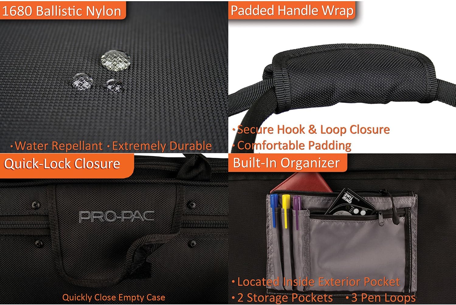 Protec CTG234 Electric Guitar Contego PRO PAC Case (Strat/Tele Type Guitars)
