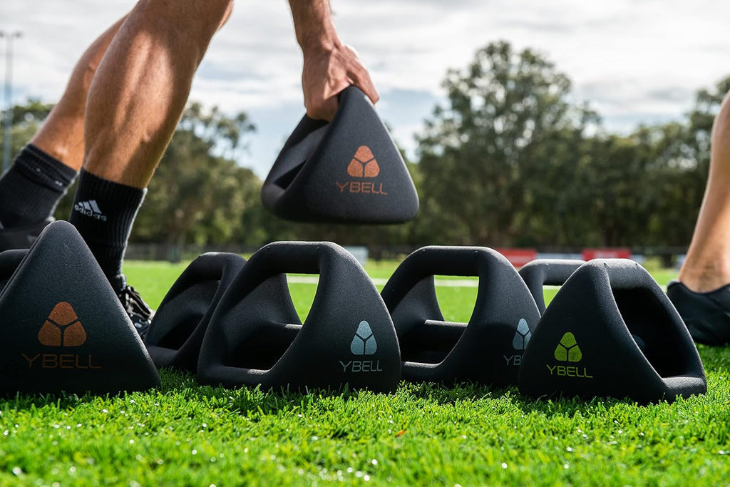 TRX YBell Neo Series 3-in-1 Kettlebell, Dumbbell and Push Up Bar Workout Equipment | Commercial Grade Neoprene Coated Surface | Perfect for Strength Training & Conditioning Workouts | Bundle