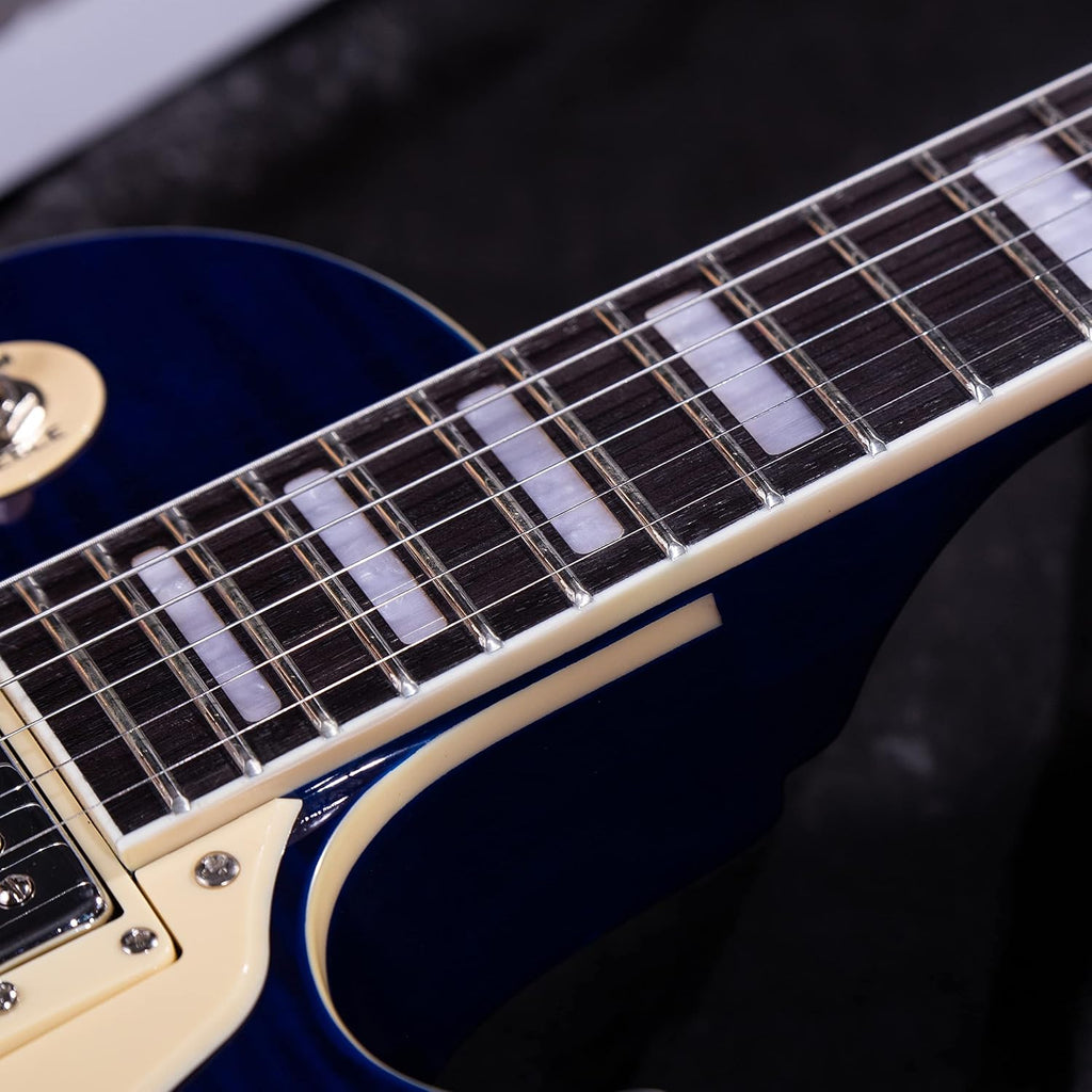 GROTE Guitar Solid Body Electric Guitar with Gigbag LPYS-006 (Blue)
