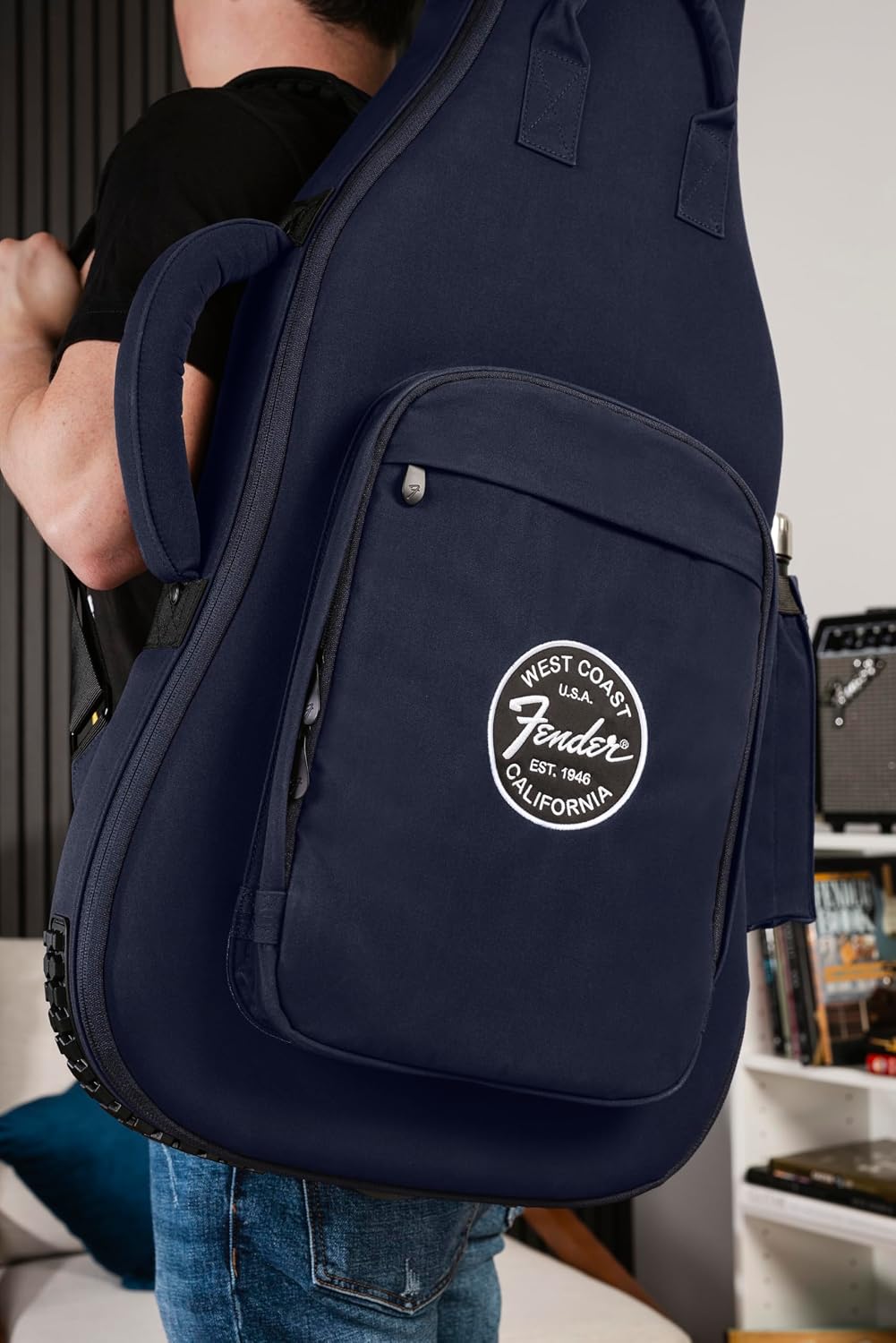 Troubadour Electric Guitar Gig Bag, Navy