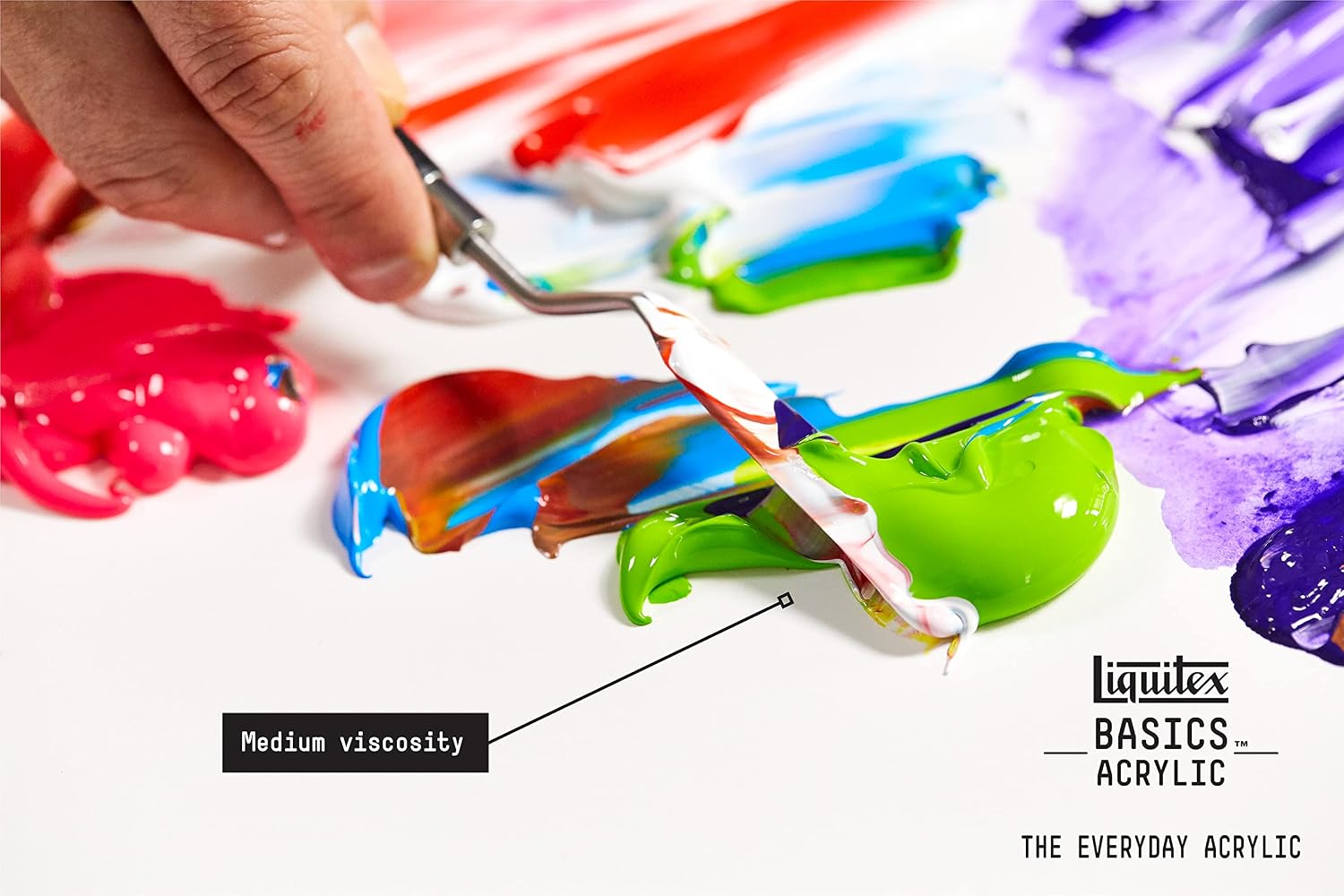 Liquitex BASICS Acrylic Paint Set, 60 x 22ml (0.74-oz) Tube Paint Set