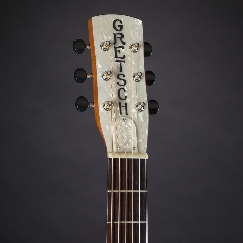 Gretsch G9200 Boxcar Round-Neck, Mahogany Body Resonator - Natural, Padauk Fingerboard