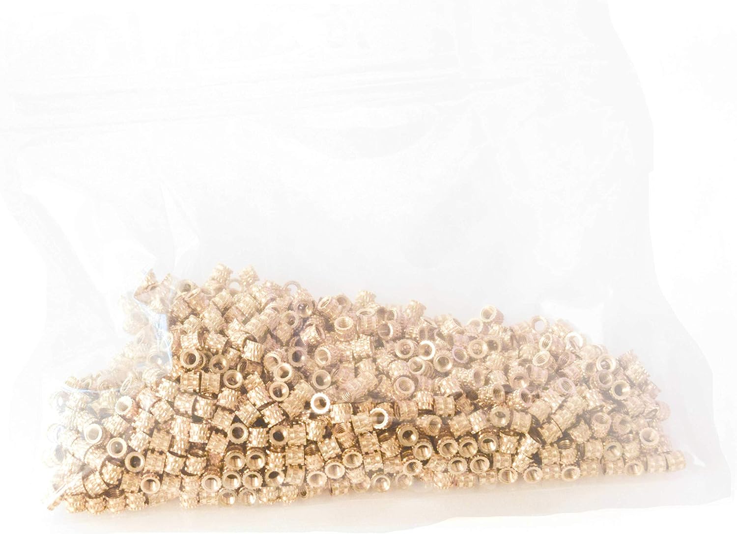 [ J&J Products ] M3 Brass Insert, 4 mm (Length), Female Thread, Injection Mold Type, 1000 pcs