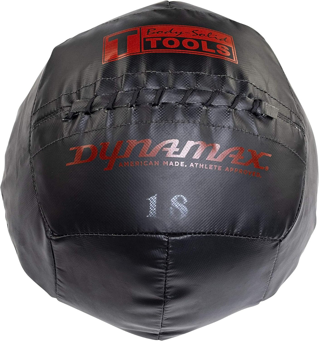 Body-Solid Tools Dynamax Premium Soft Medicine Ball – Non Bouncing Wall Balls for Strength Training, Weight Loss Workout, Core Exercise and Home Gym Fitness