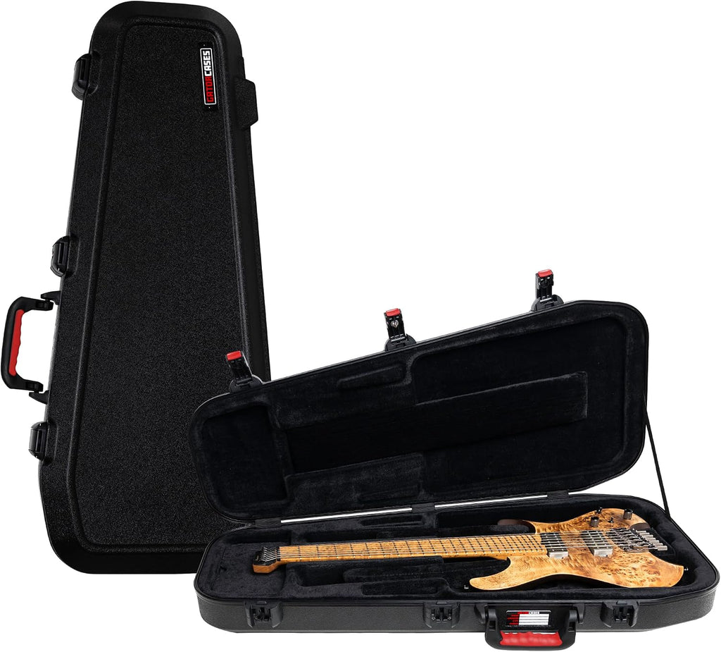 Gator Cases Molded Flight Case For Headless Electric Guitars With TSA Approved Locking Latch; (GTSA-HEADLESSELEC)