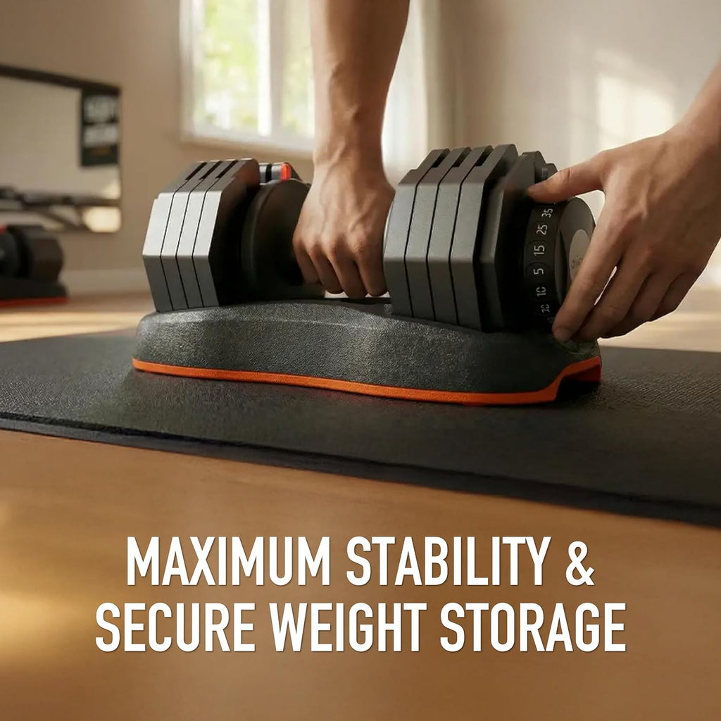 ATIVAFIT Adjustable Dumbbell Set of 2, 5–88LB Quick Dial Free Weights with Double Safety Lock, Anti-Slip Steel Handle & Storage Box, Space Saving Home Gym Equipment for Full Body Strength Training, Suitable for Home Fitness Users