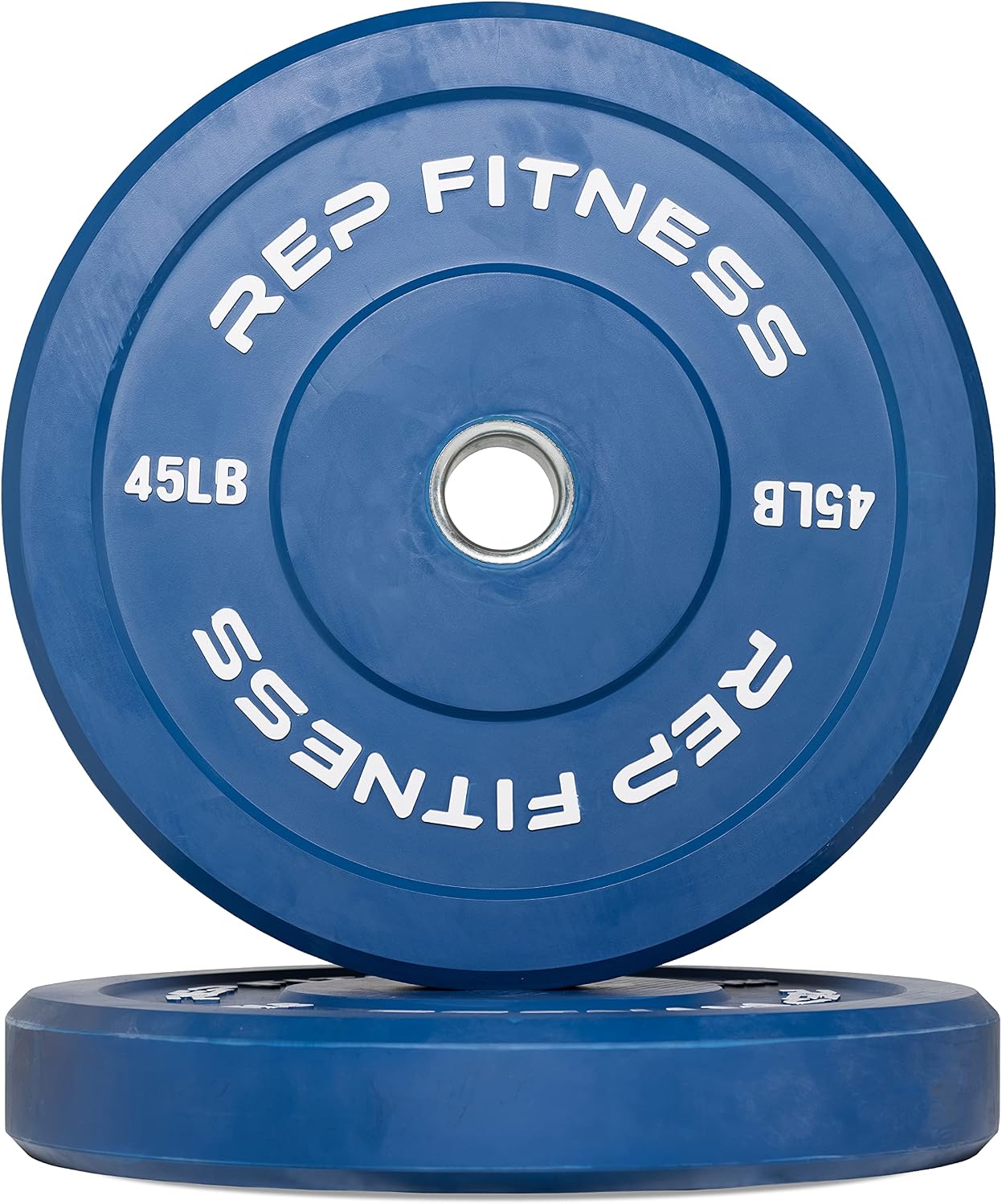 REP Color Bumper Plates LB Olympic Barbell Weights – Rubber Training Discs for Home Gym Strength Lifting, Low Bounce Durable, Weight Pairs & Sets 10 15 25 35 45 Pound Options