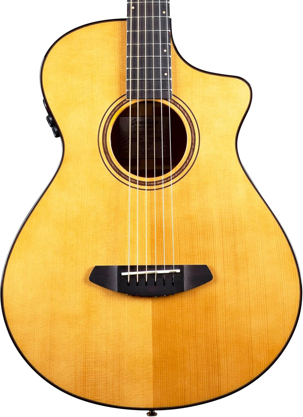 Breedlove Organic Performer Pro Parlor Concertina CE - Aged Toner with Suede Burst Back