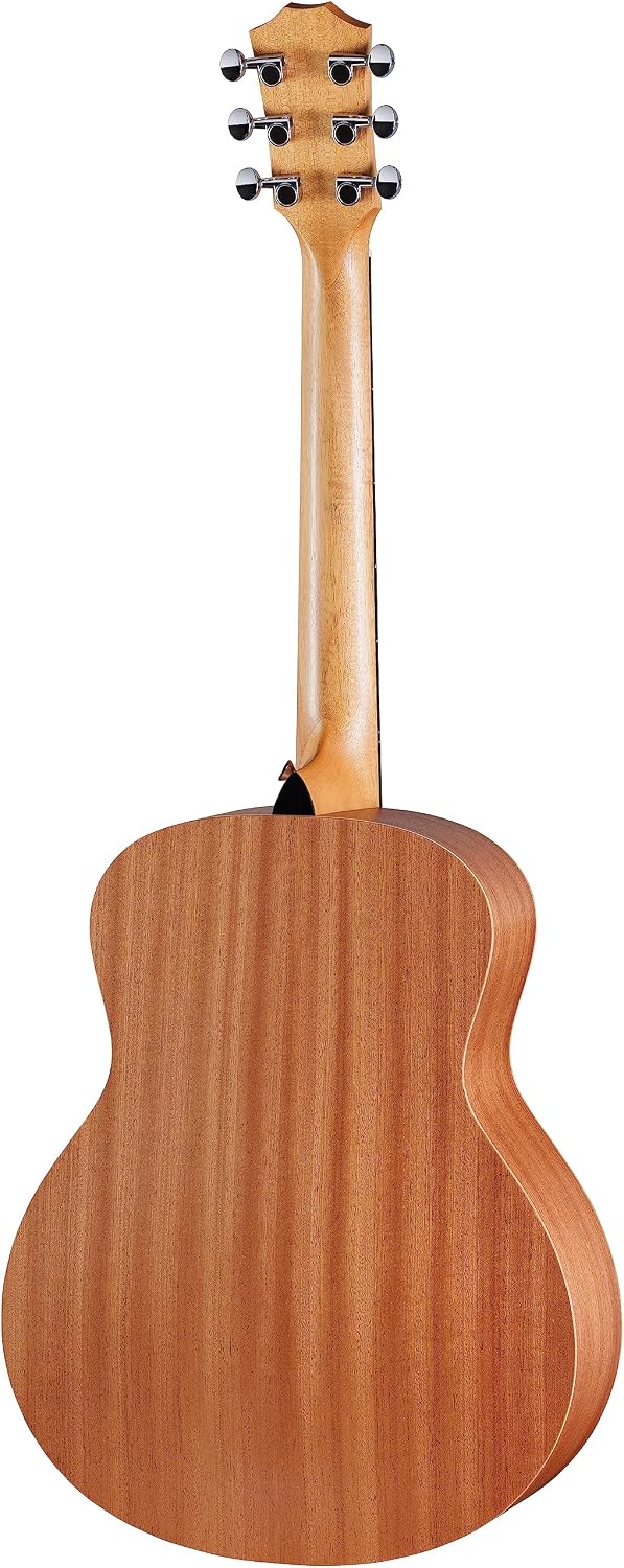Taylor GS Mini Sapele Acoustic Guitar – Compact Travel Guitar, Solid Top with Layered Sapele Back & Sides, Warm Tone for Practice, Travel & Everyday Playing