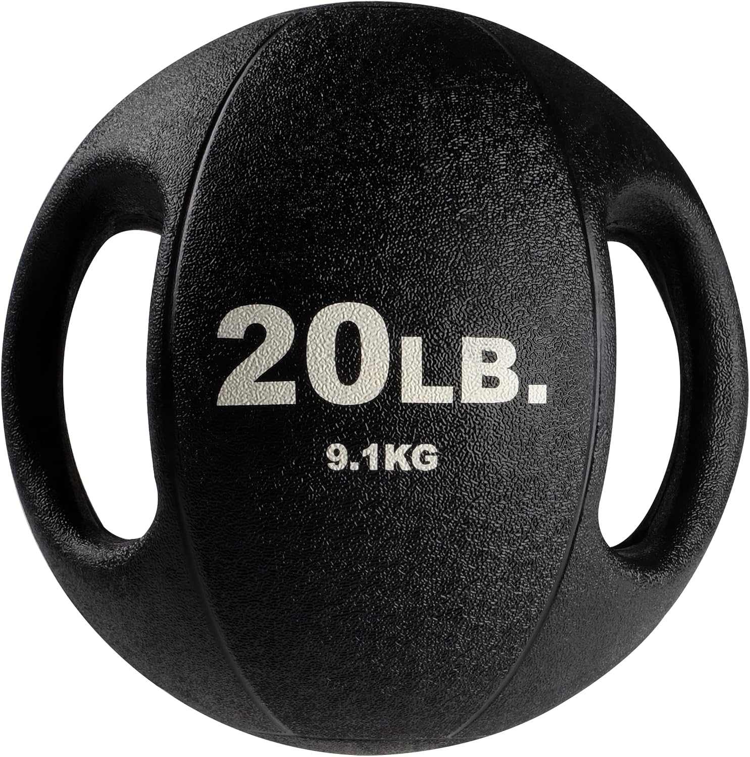 Body-Solid Heavy-Duty Exercise Medicine Balls with Dual Handles, Durable Non Slip Rubber Grip Medicine Ball for Weights Training, Weightlifting & Core Workouts.