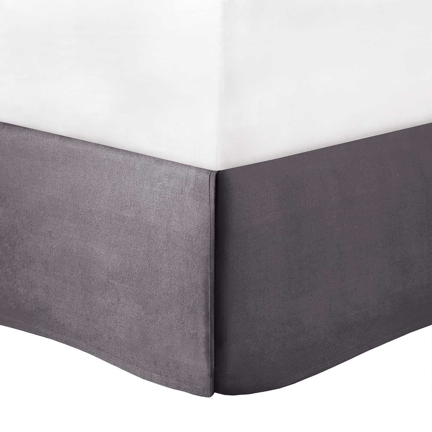 Madison Park Luxury Comforter Set-Traditional Jacquard Design, All Season Down Alternative Bedding, Matching Bedskirt, Decorative Pillows, King(104'x92'), Rhapsody, Striped Purple 7 Piece