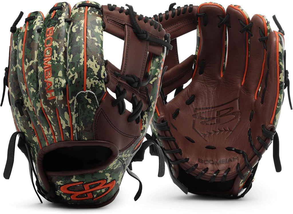 Boombah Baseball Fielding Glove B3 I Web - Natural Camo Print - Multiple Sizes