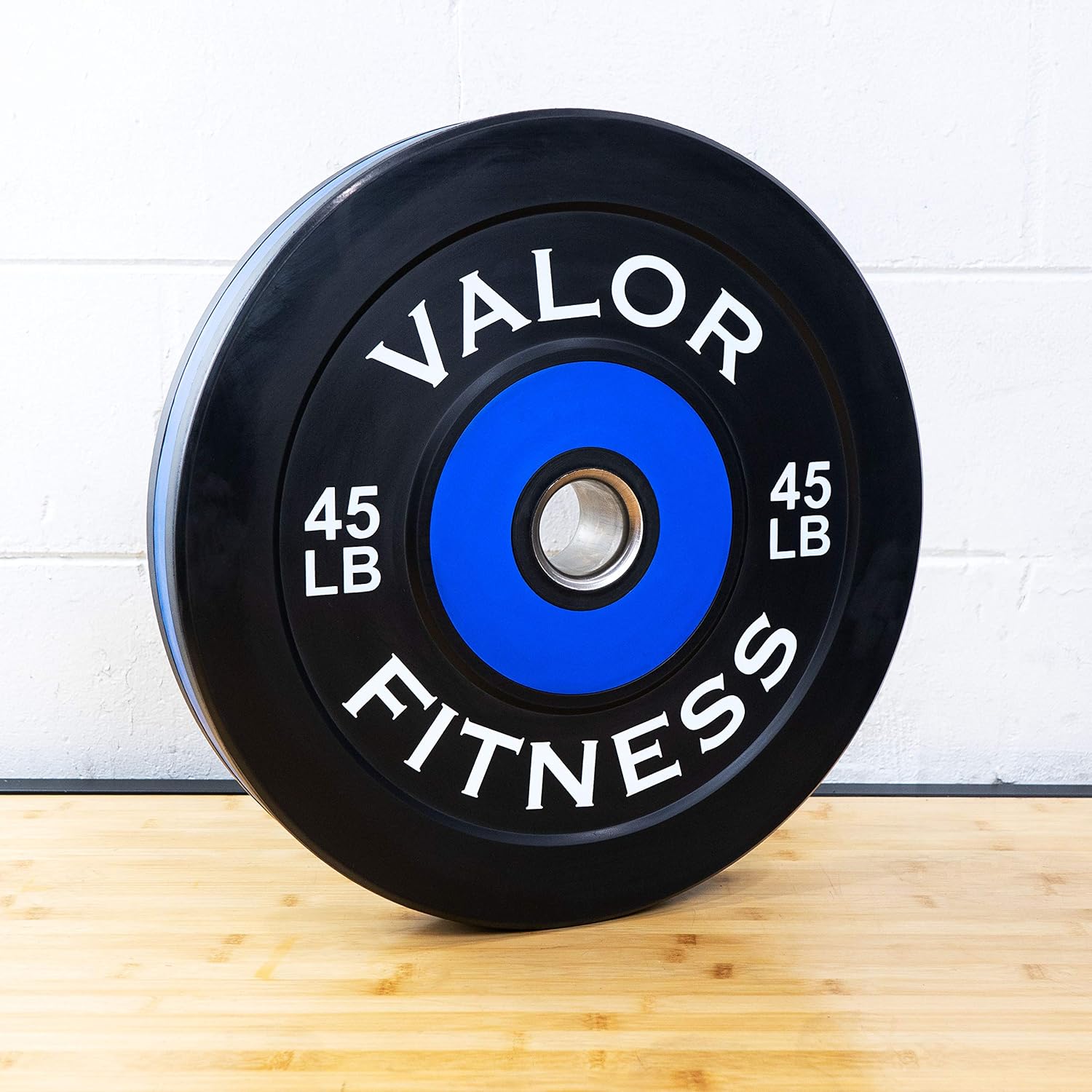 Valor Fitness Olympic Bumper Plate Pro - Weight Plates - Lifting Strength Conditioning Cross Training Workouts – Sold in Singles, Pairs, Sets - Workout Equipment