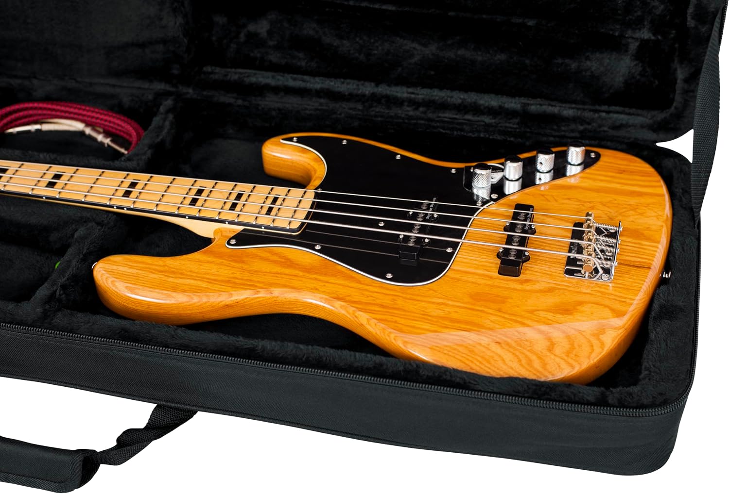 Gator Cases Lightweight Polyfoam Guitar Case for Electric Bass Guitars; (GL-BASS)