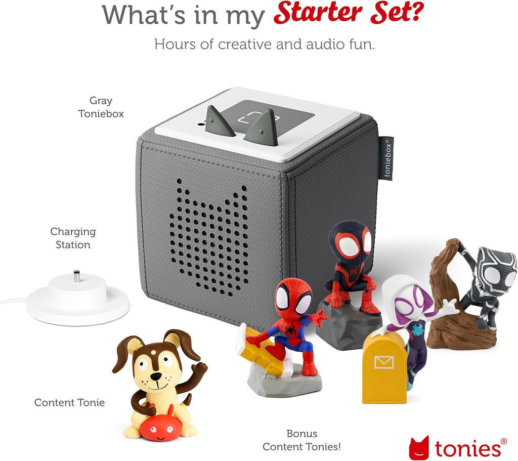 Toniebox 1 Spidey & Friends Bundle - Gray [Discontinued]