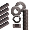 Conquest A307 Unfinished Threaded Rod 3/4'-10 x 36 Inches (6-Pack) - Coarse Threaded All-Thread Rods - ASTM A307 Grade A Standard