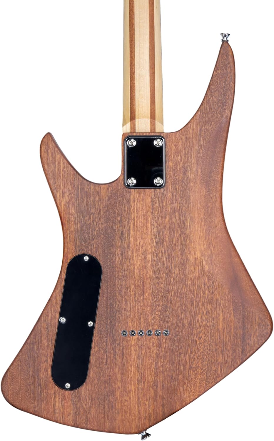 TARIO 6-String Electric Guitar, Maple Burl Veneer Top, Sapele Body, Maple Neck, 24 Frets, HPL Fingerboard, Dual Humbucker Pickups (H-H), Fixed Bridge – Modern Ergonomic Design for Stage & Studio