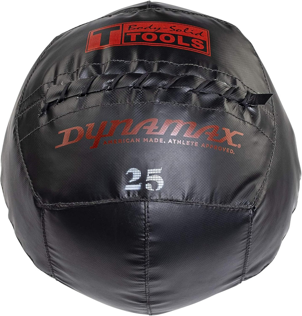 Body-Solid Tools Dynamax Premium Soft Medicine Ball – Non Bouncing Wall Balls for Strength Training, Weight Loss Workout, Core Exercise and Home Gym Fitness