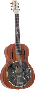Gretsch G9200 Boxcar Round-Neck, Mahogany Body Resonator - Natural, Padauk Fingerboard