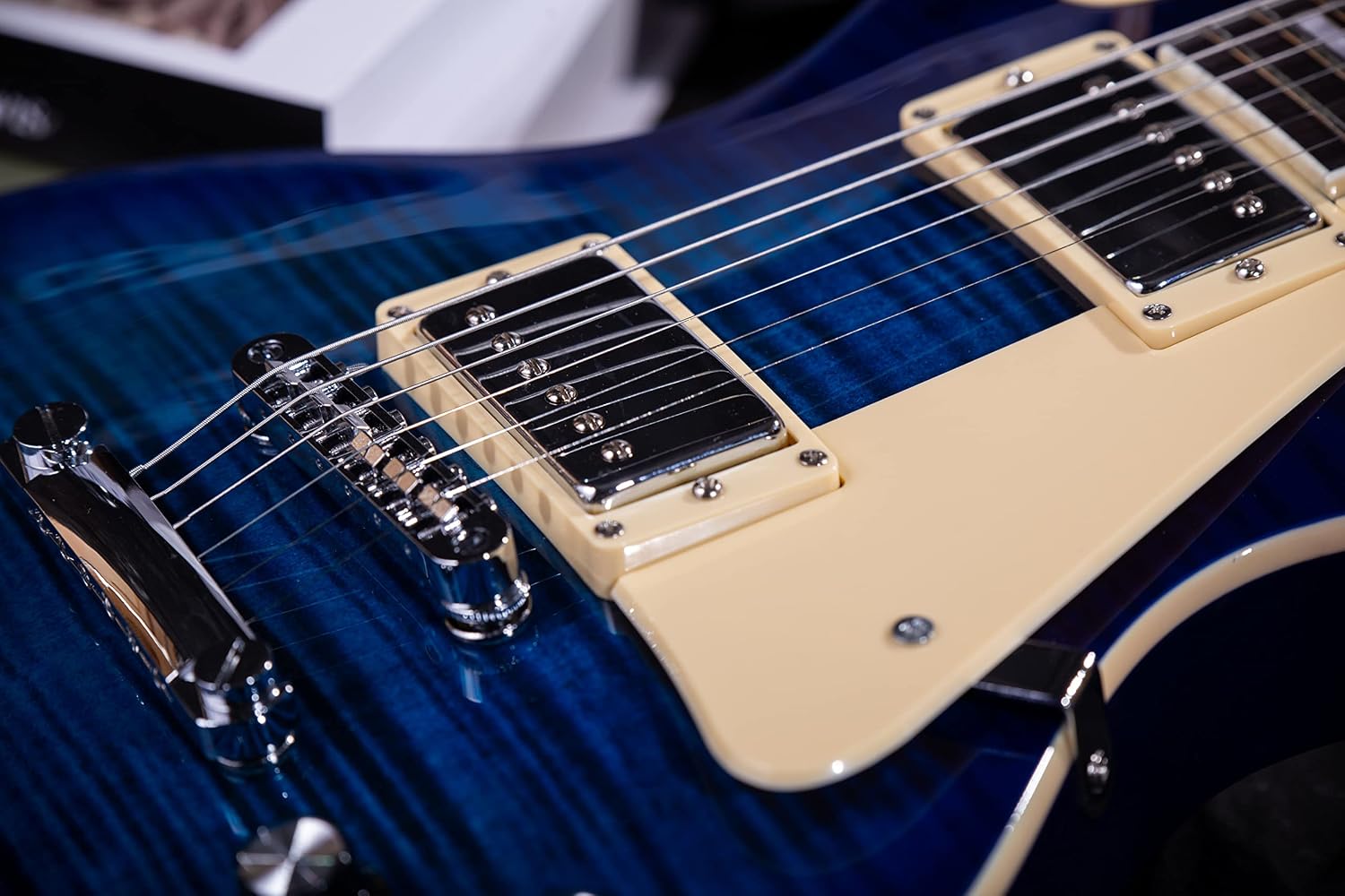 GROTE Guitar Solid Body Electric Guitar with Gigbag LPYS-006 (Blue)