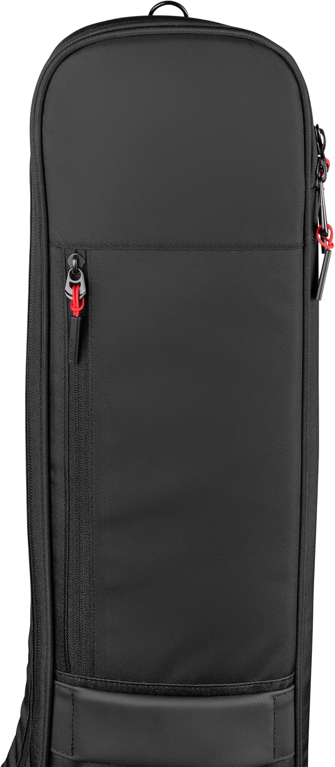 Gator Cases ICON Take Two Series Premium Double Gig Bag for (2) Electric Guitars, TSA-Friendly Zippers, Black (G-ICONTTELEC-BLK)