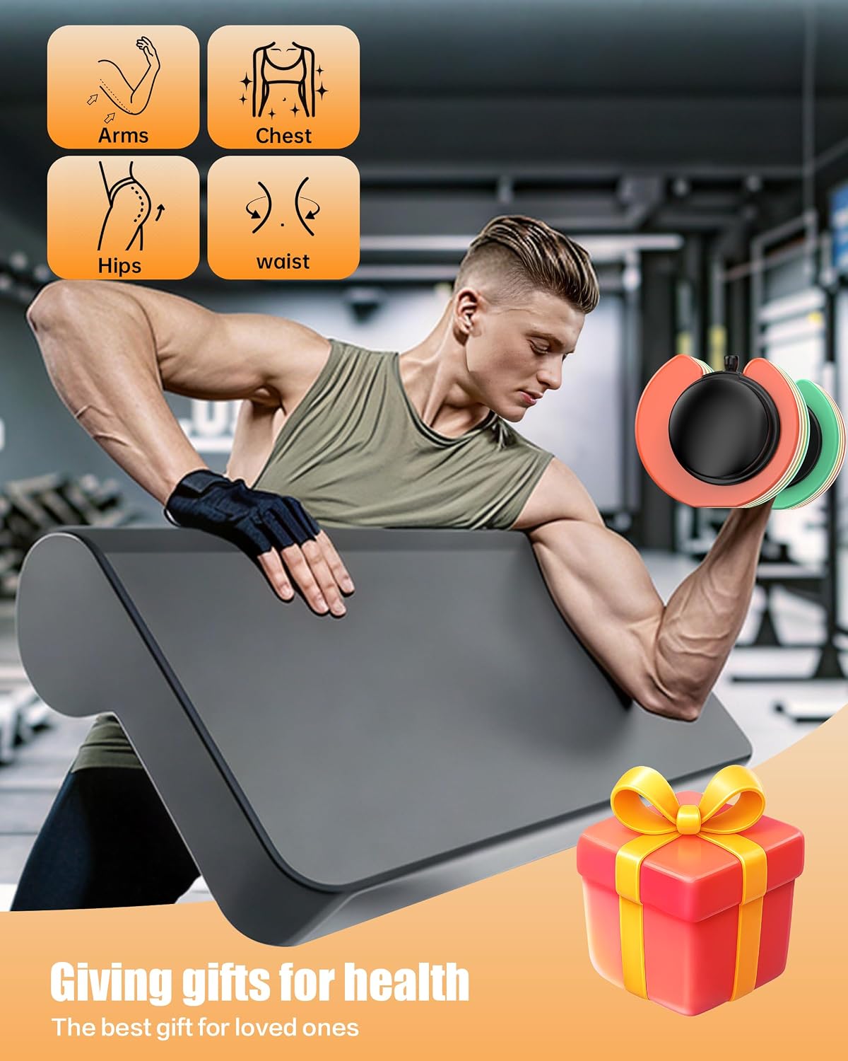 Uboway Adjustable Dumbbell Set, Pair 12.5LB/22.5LB, 5-IN-1 Free Weight Set with Rainbow-Colored Weight Plates & Anti-Slip Handle for Home Gym Strength Training, Compact Size for Women Men Full Body Home Workout