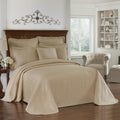 King Charles Modern Farmhouse Floral Matelasse Bedspread, 100% Cotton Breathable Bedding, King/CalKing, Birch