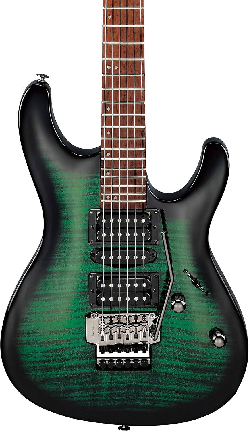 Ibanez Kiko Loureiro Signature KIKOSP3 Electric Guitar - Trans Emerald Burst