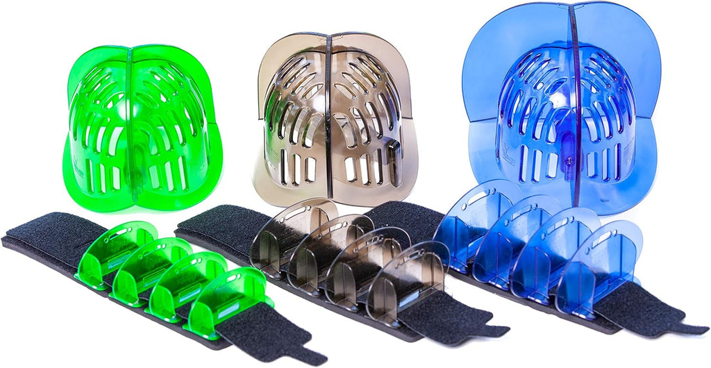 Total Body Pool Weights for Water Exercise Bundle, Polycarbonate Upper Body Bells & Padded Lower Body Fins, Aqua Therapy, Pool Exercise, Water Aerobics, Color Indicate Resistance Level