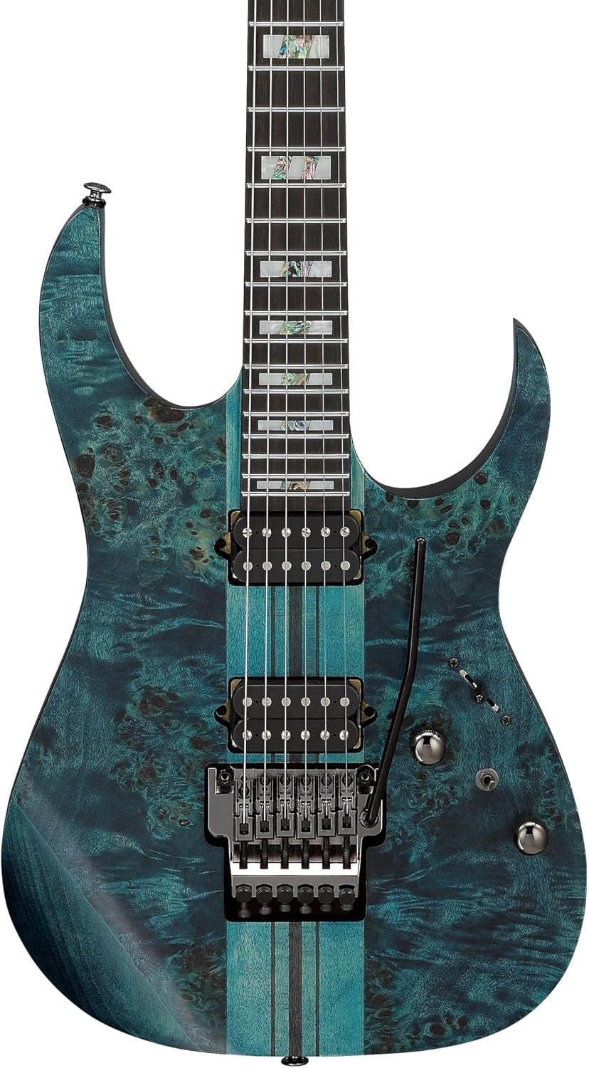 Ibanez Premium RGT1220PB Electric Guitar - Cosmic Blue Low Gloss