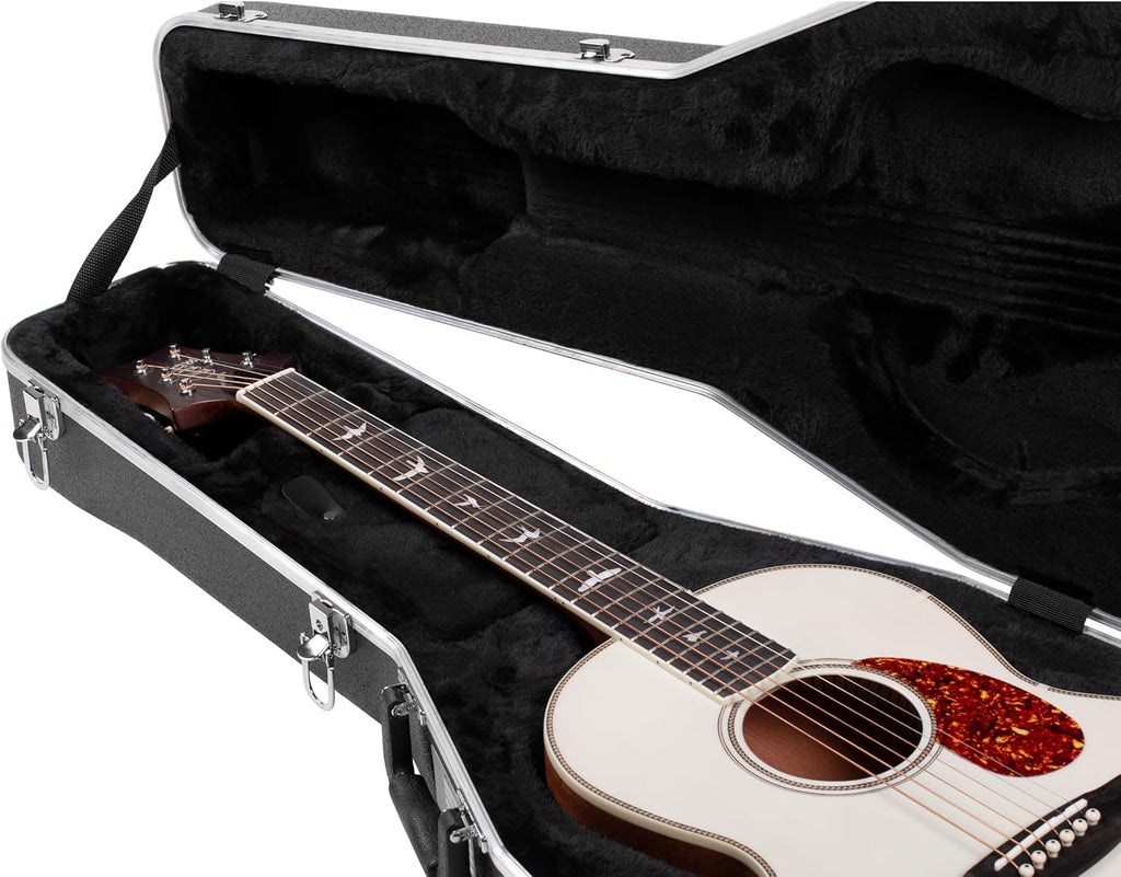 Gator Cases Lightweight ABS Molded Hardshell Case for Parlor Style Guitars, (GC-PARLOR)