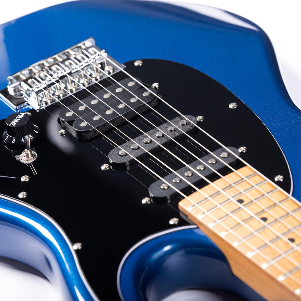 Grote Electric Solid Body Guitar Modern-GST For Beginners (Noble Blue)
