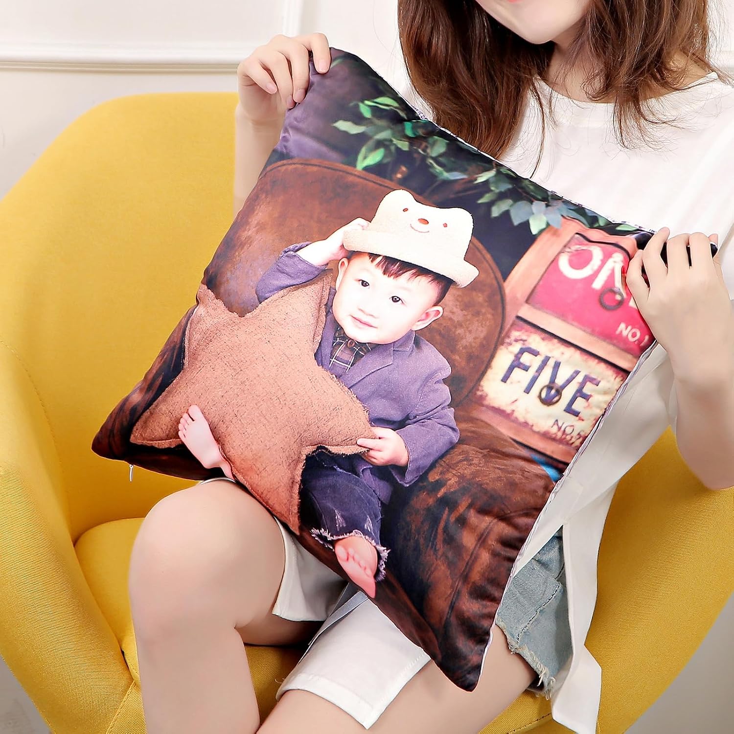 OKBA 100Pcs Sublimation Blanks Pillow Cases White Cushion Covers Blanks Throw Pillow Covers Heat Transfer DIY Custom Picture Pillow Covers Glossy Satin Cushion Covers(18 x 18 inches)