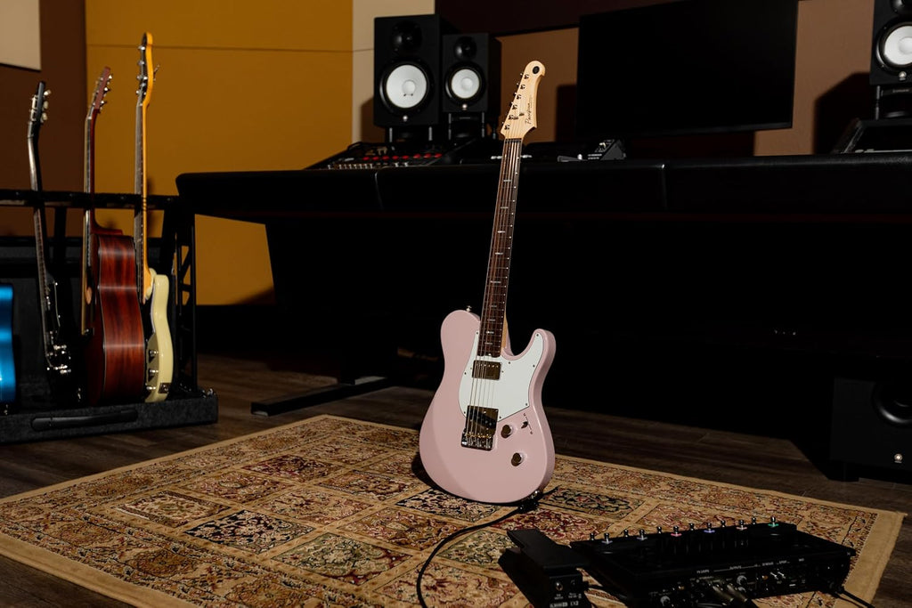 Pacifica SC Standard Plus Electric Guitar with Rosewood Fingerboard, Ash Pink with Gig Case