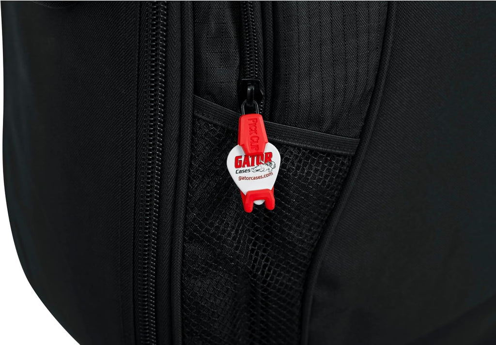 Gator Cases 4G-MiZone Series Gig Bag For Two Guitars with Adjustable Backpack Straps, Fits a Single Acoustic and a Single Electric Guitar (GB-4G-ACOUELECT)