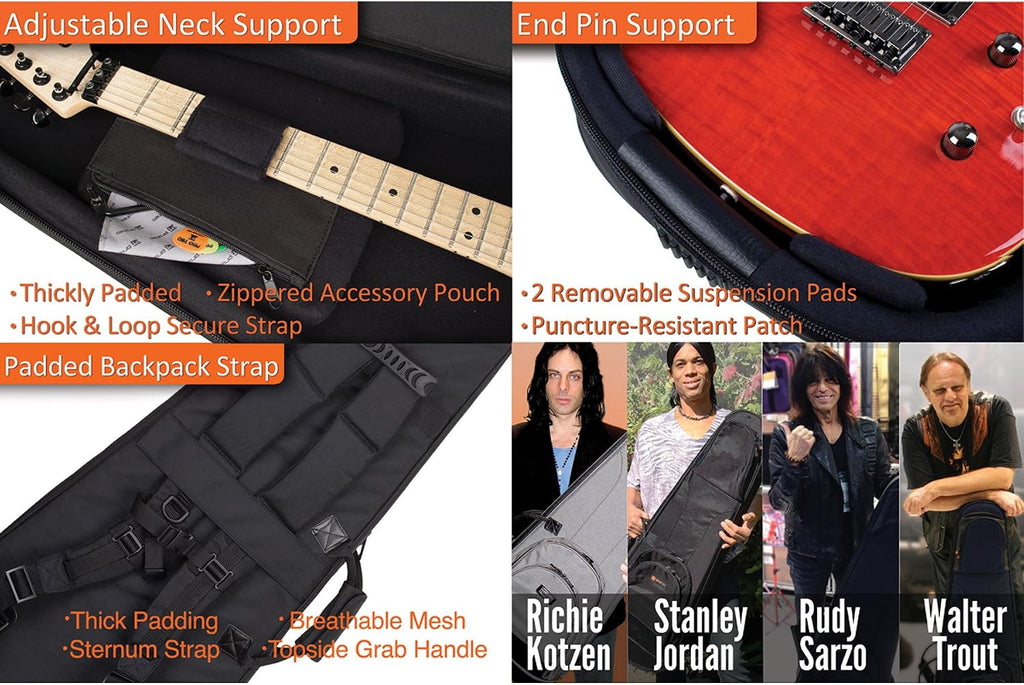 Protec CTG234 Electric Guitar Contego PRO PAC Case (Strat/Tele Type Guitars)