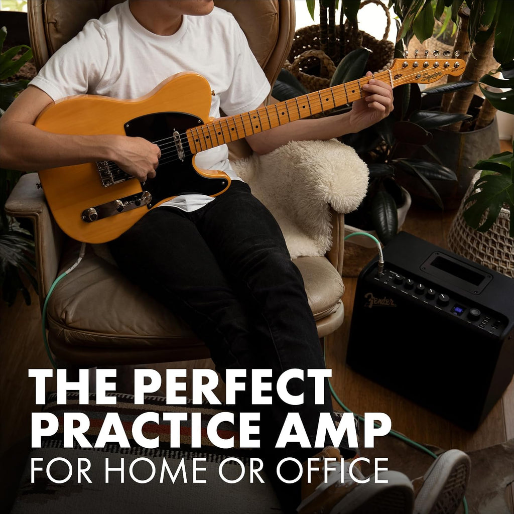 Fender Mustang LT25 Guitar Amplifier, 25-Watt Digital Modeling Combo Amp with 8' Speaker, 30 Presets, Color Display, USB & Headphone Output, with 2-Year Warranty