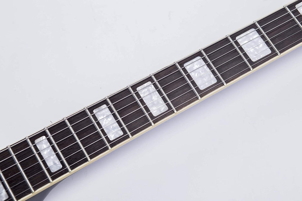 GROTE Jazz Electric Guitar Hollow Body Chrome Hardware P90 pickup (Vintage Sunburst)