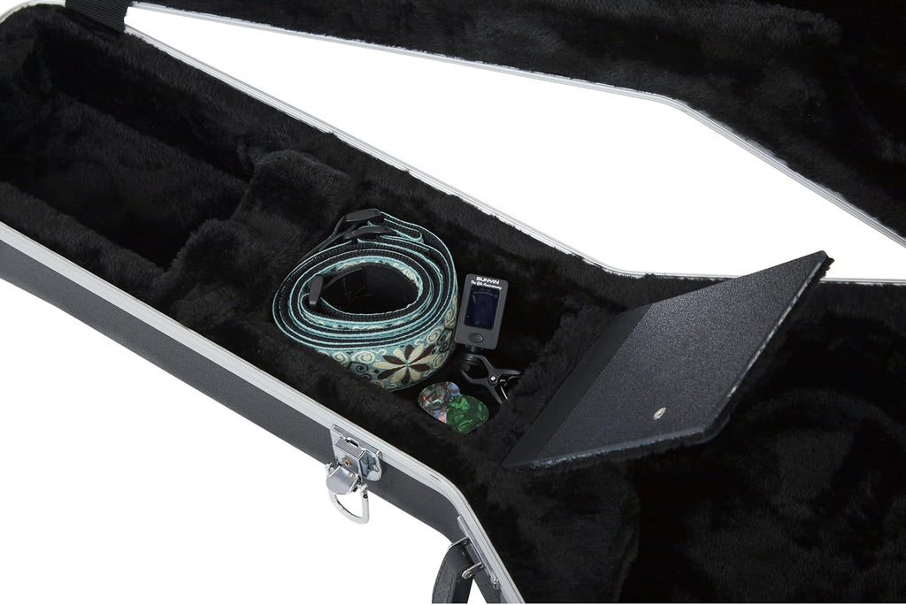 Gator Cases Deluxe Molded Case for Taylor GS Mini Acoustic Guitar, (GC-GSMINI)